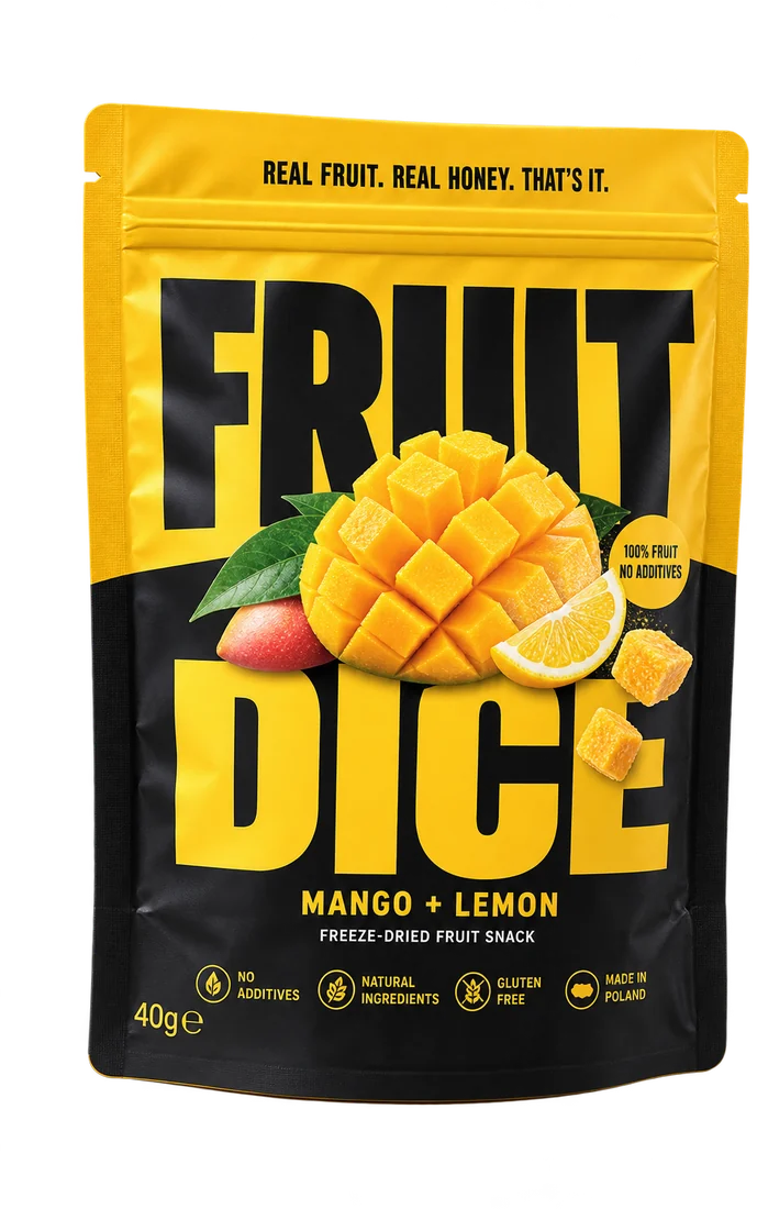 Fruit Dice Mango + Lemon 40 g pouch