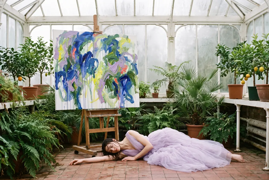 Garden of Afterimages staged in The Orangery
