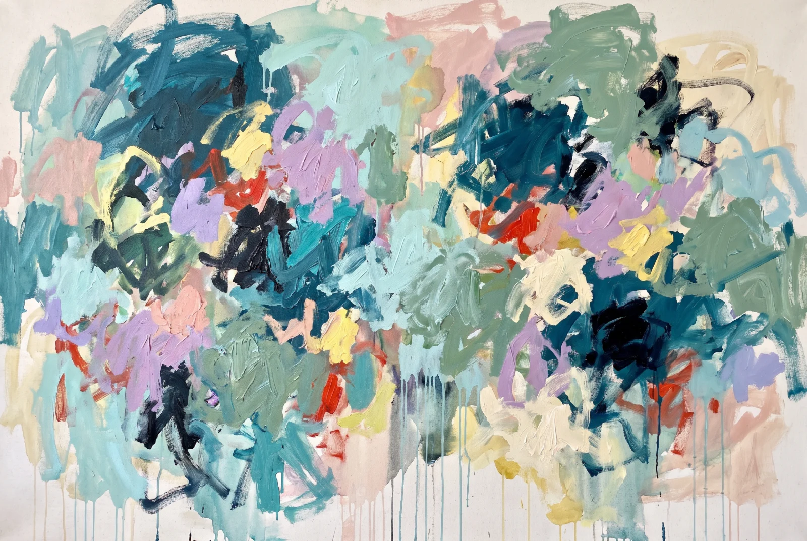 Lagoon Theory, Oil and acrylic on primed canvas