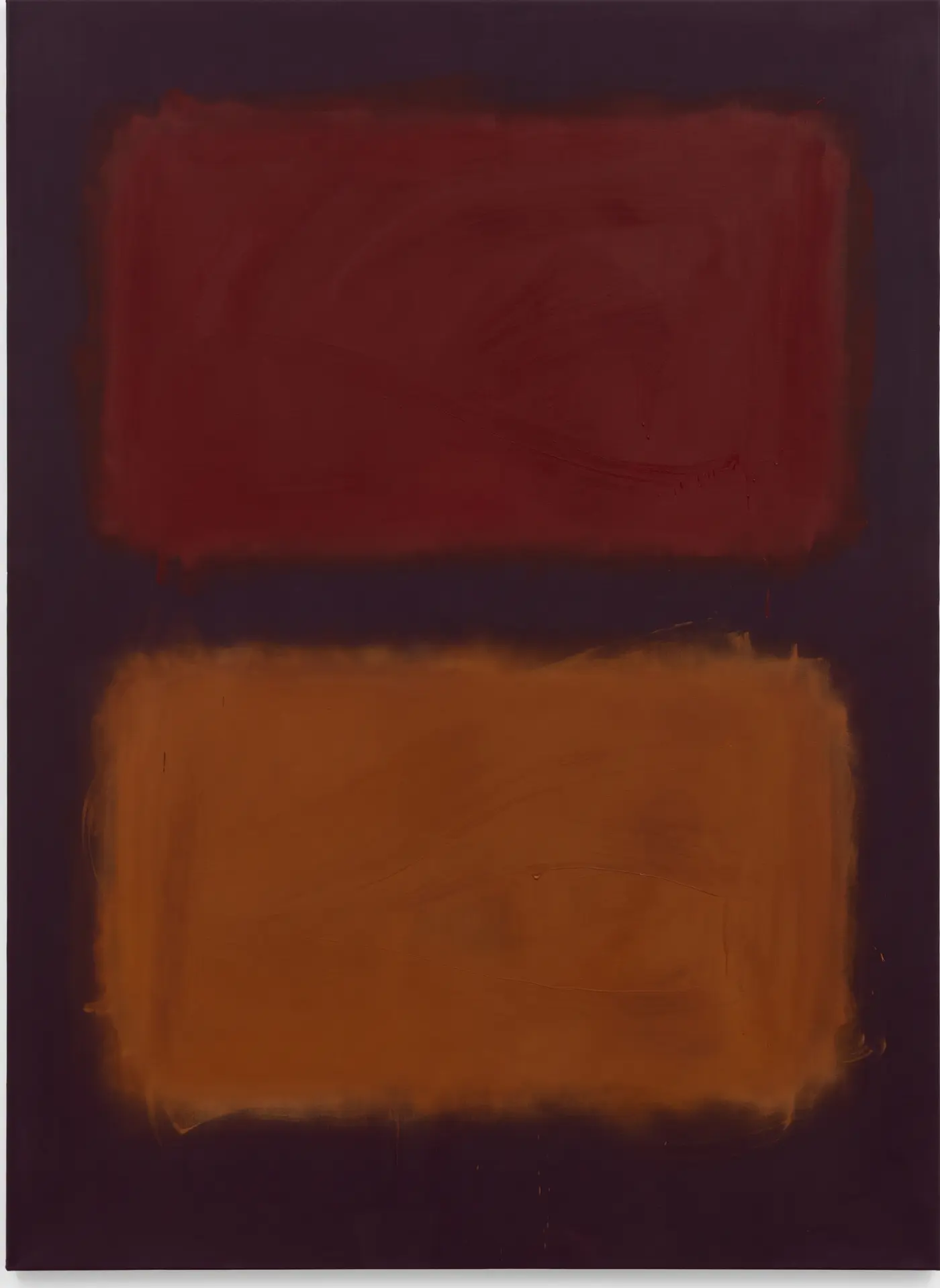 Nocturne in Ochre, Oil on cotton canvas