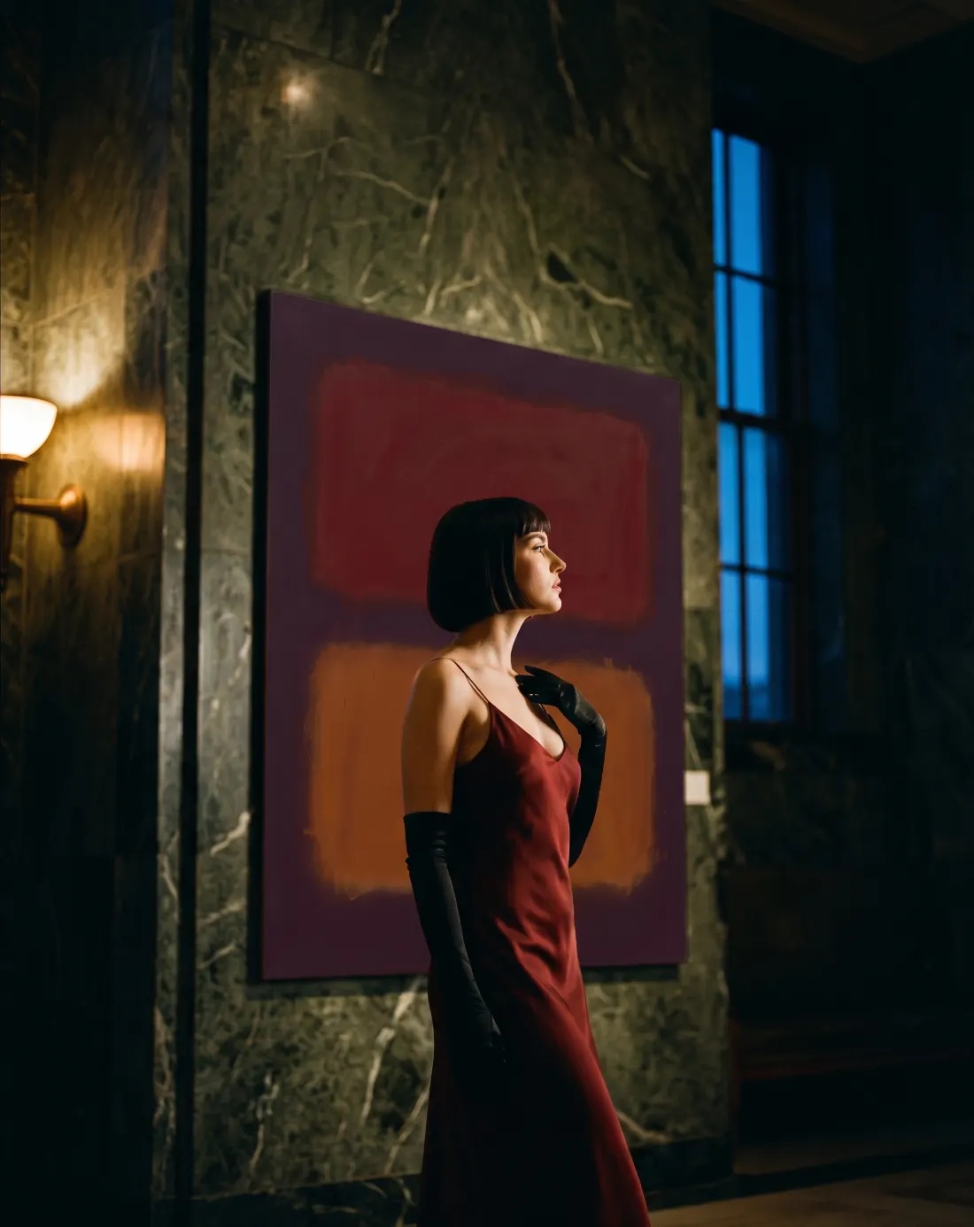 Nocturne in Ochre staged in The Marble Hall