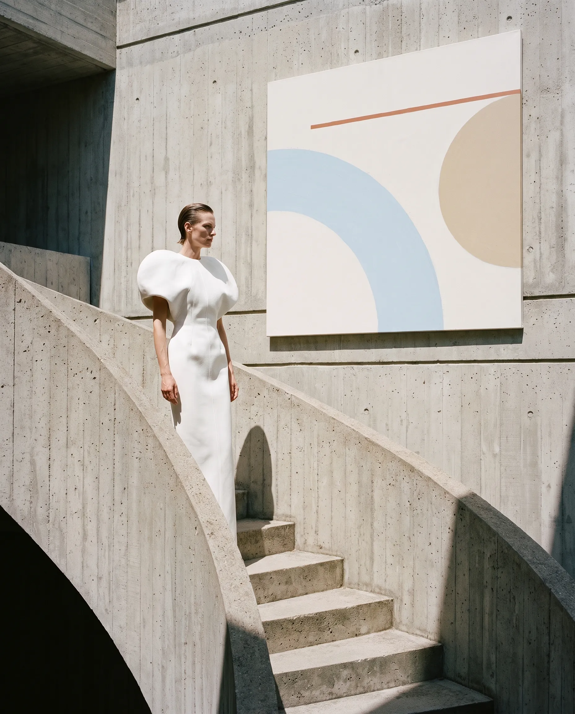 Soft Architecture staged in The Concrete Villa